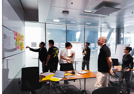 Branding workshop with JT Group teams